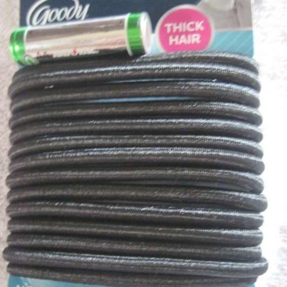 14 Goody Big Thick Fix Ouchless Hair Bands No Metal Elastic Ponytailers Java - Picture 5 of 16